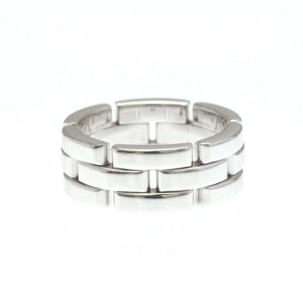 CARTIER 18k Silver Maillon Panthere Ring - Picture 10 of 10